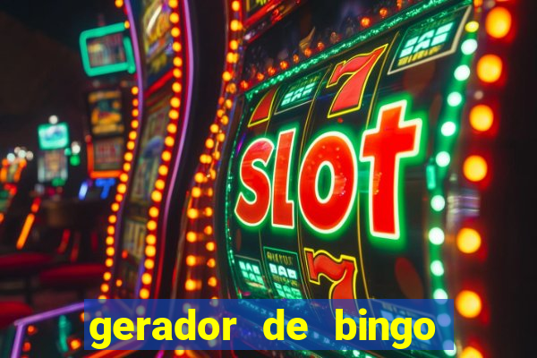 gerador de bingo de palavras