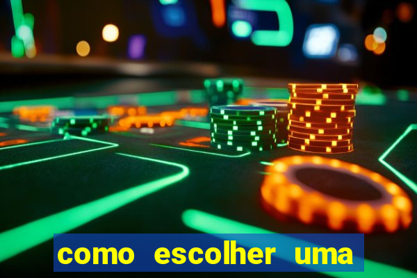 como escolher uma boa cartela de bingo