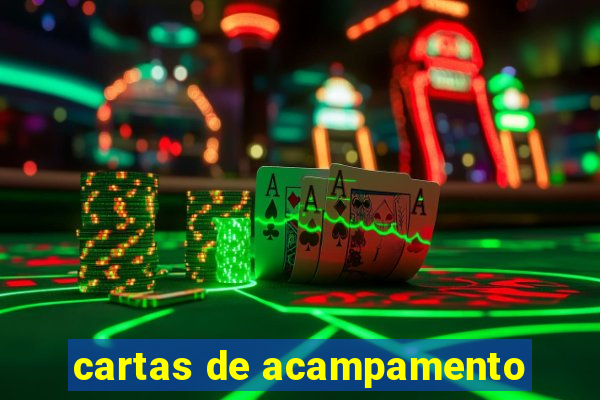 cartas de acampamento