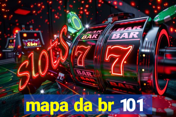 mapa da br 101