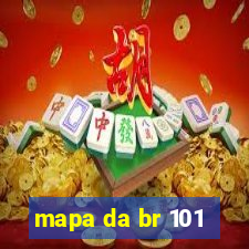 mapa da br 101