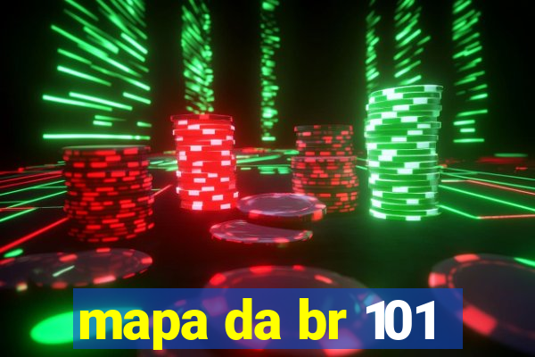 mapa da br 101