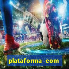 plataforma com chuva de dinheiro