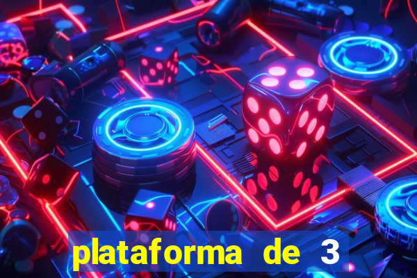 plataforma de 3 reais jogo