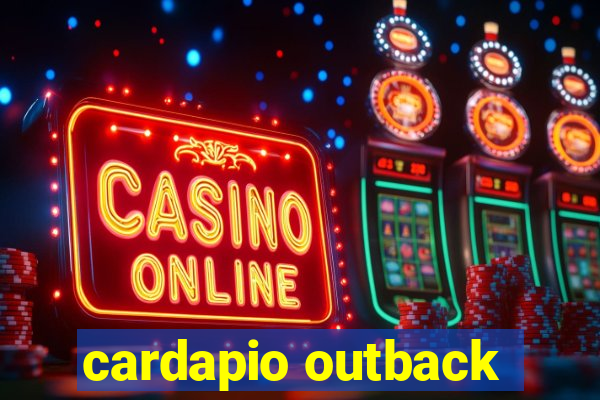 cardapio outback