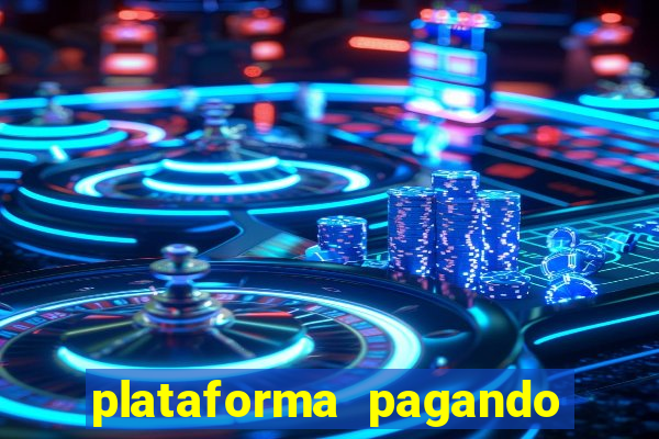 plataforma pagando bonus no cadastro