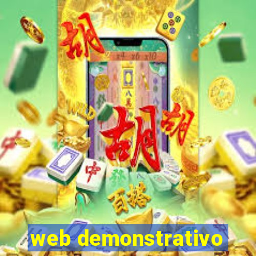 web demonstrativo