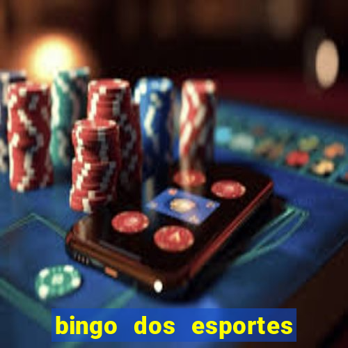 bingo dos esportes para imprimir