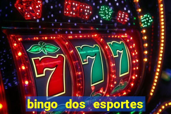 bingo dos esportes para imprimir