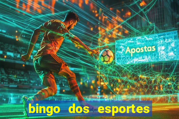 bingo dos esportes para imprimir