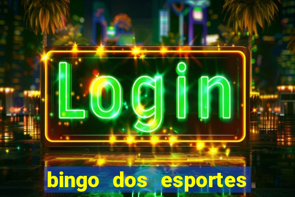 bingo dos esportes para imprimir