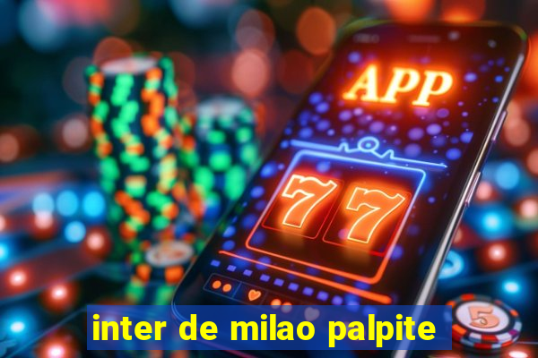 inter de milao palpite