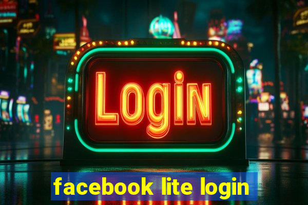 facebook lite login