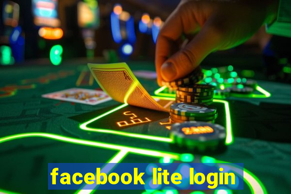 facebook lite login