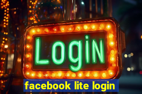 facebook lite login