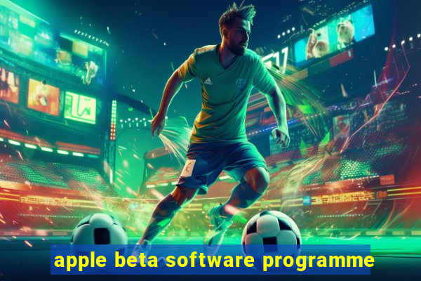 apple beta software programme