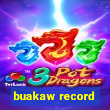 buakaw record