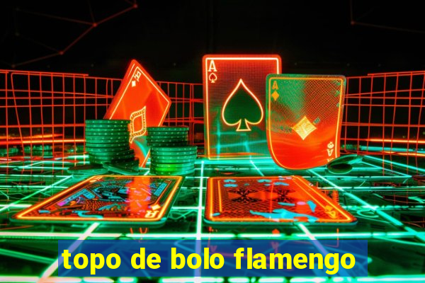 topo de bolo flamengo