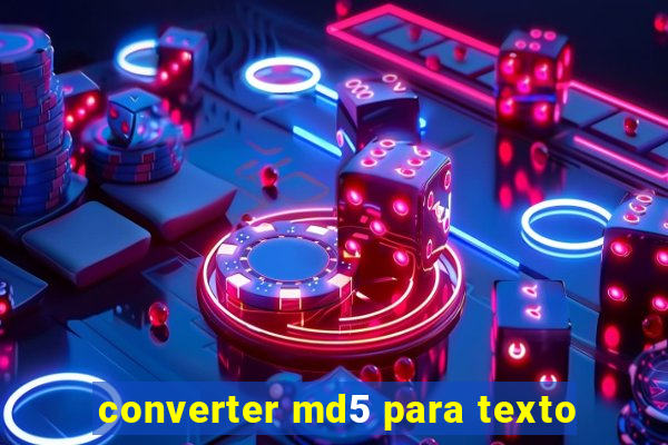 converter md5 para texto