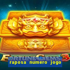 raposa numero jogo do bicho