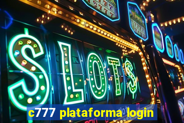 c777 plataforma login