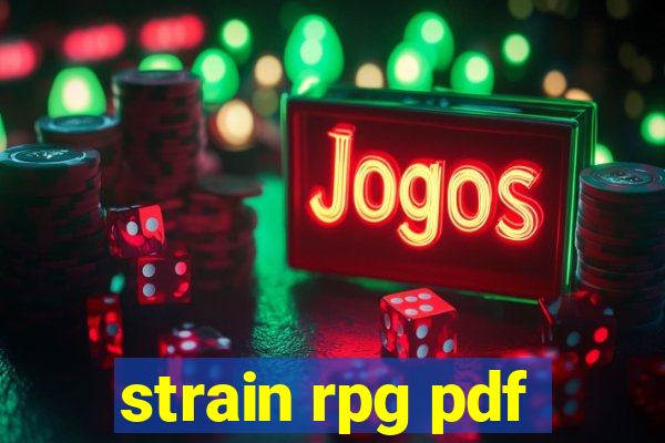 strain rpg pdf