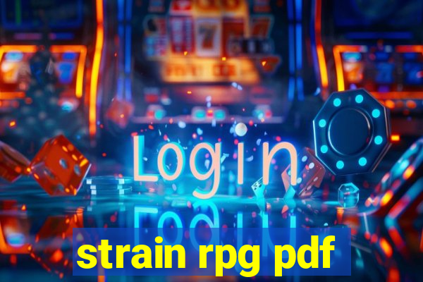 strain rpg pdf