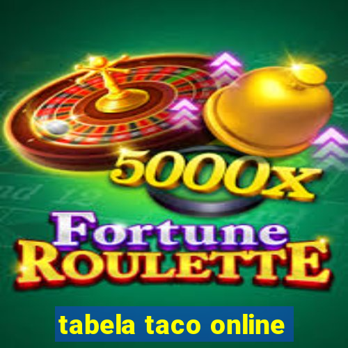 tabela taco online