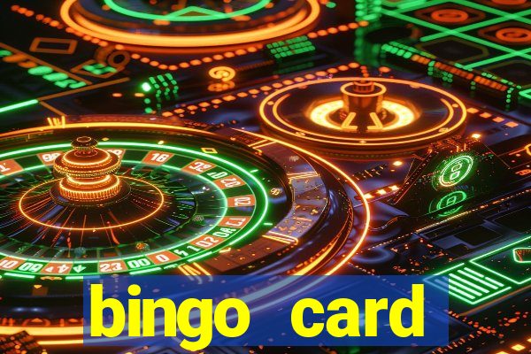 bingo card generator with pictures