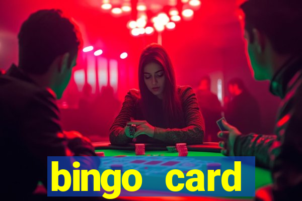 bingo card generator with pictures