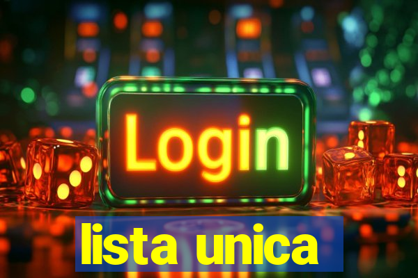 lista unica