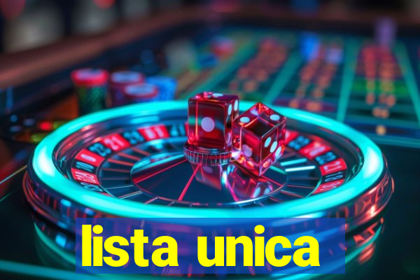 lista unica