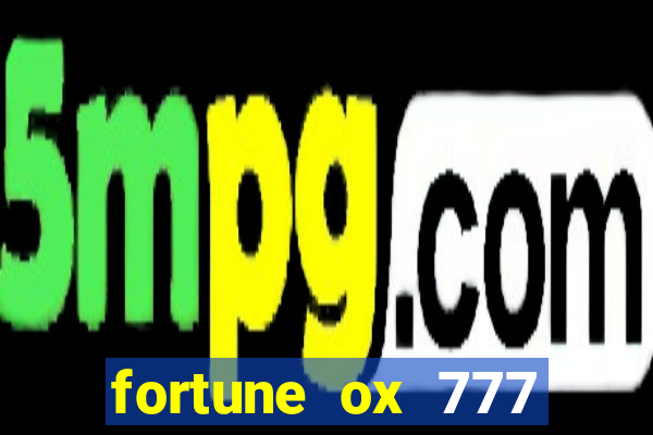 fortune ox 777 fortuna 77