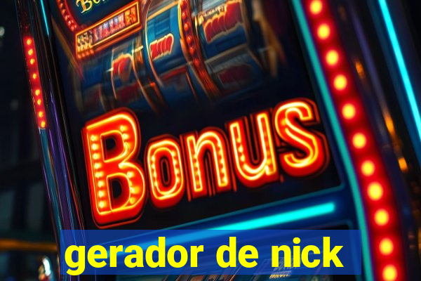 gerador de nick