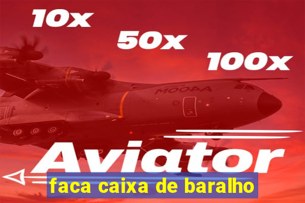 faca caixa de baralho