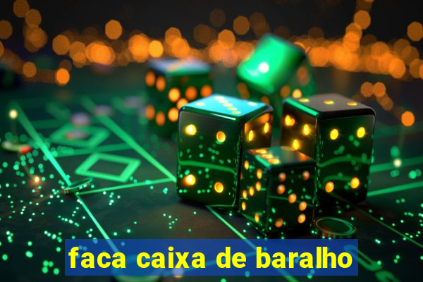 faca caixa de baralho