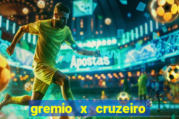 gremio x cruzeiro ao vivo hd