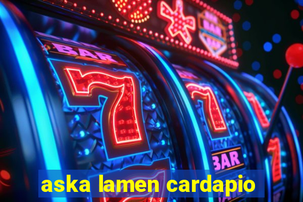 aska lamen cardapio