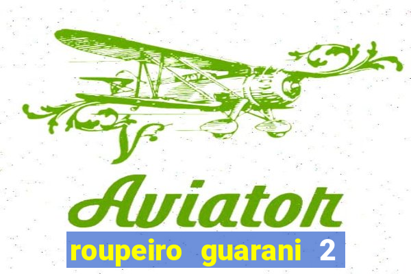 roupeiro guarani 2 portas de correr com espelho