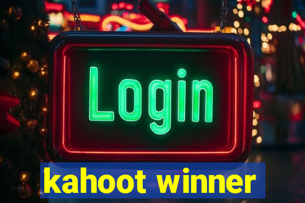 kahoot winner