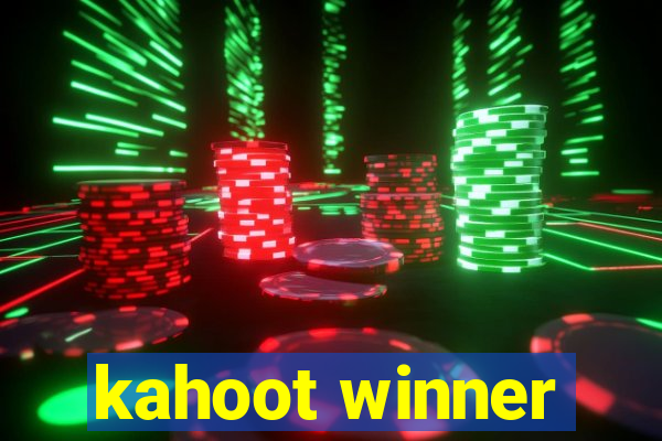 kahoot winner