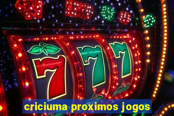 criciuma proximos jogos