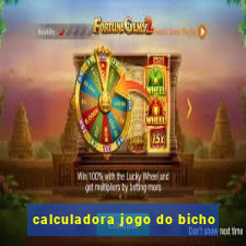 calculadora jogo do bicho