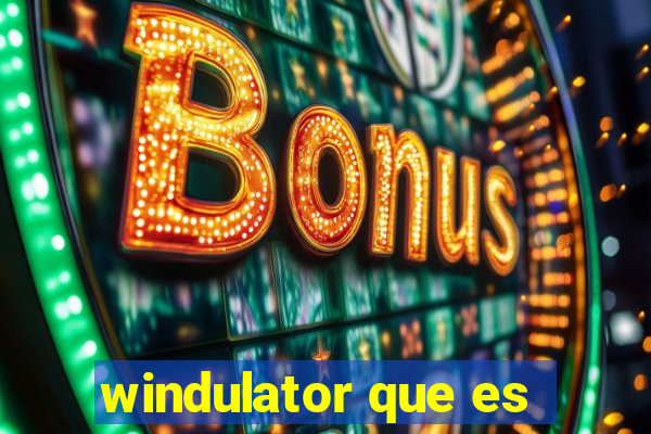 windulator que es