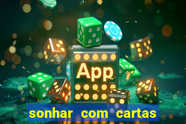 sonhar com cartas de baralho no chao