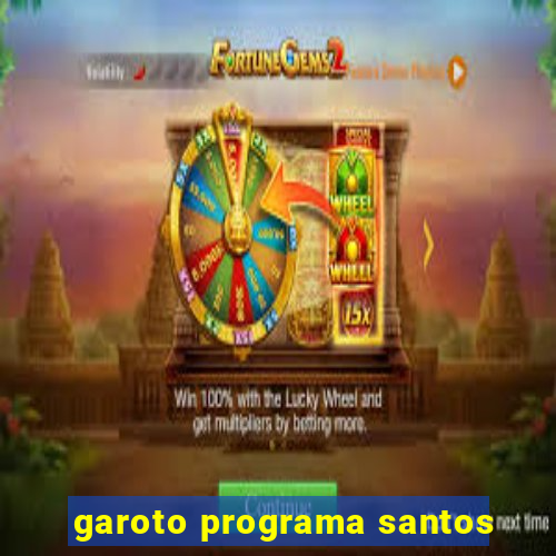 garoto programa santos