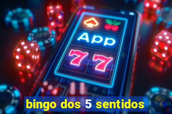 bingo dos 5 sentidos