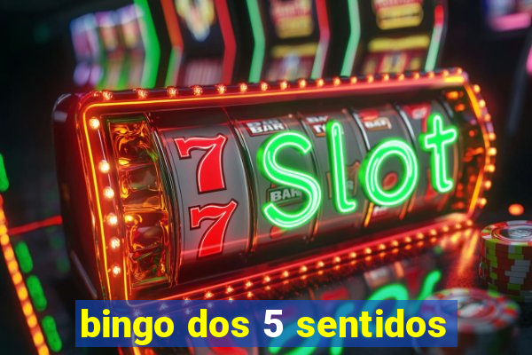 bingo dos 5 sentidos