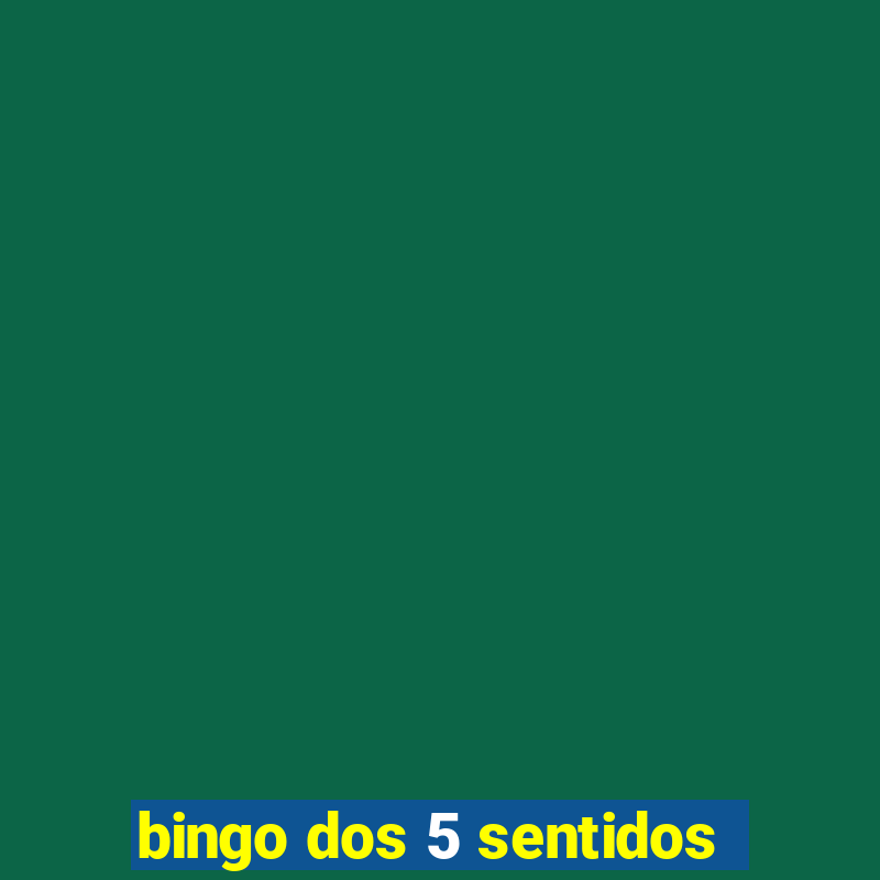 bingo dos 5 sentidos