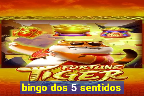 bingo dos 5 sentidos